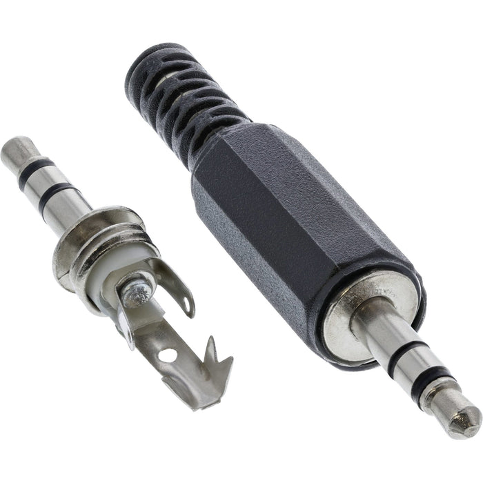 EAN 4043718000074 - InLine 99100 conector 3.5mm Negro, Plata imagen 1