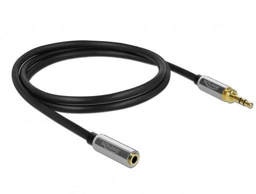 EAN 4043619857807 - DeLOCK 85780 cable de audio 1 m 3,5mm Negro, Gris imagen 1