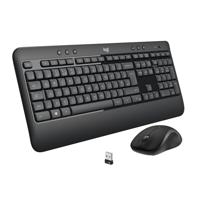 EAN 5099206077423 - Logitech 920-008680 teclado Ratón incluido Universal RF inalámbrico QWERTY Español Negro, Blanco imagen 2