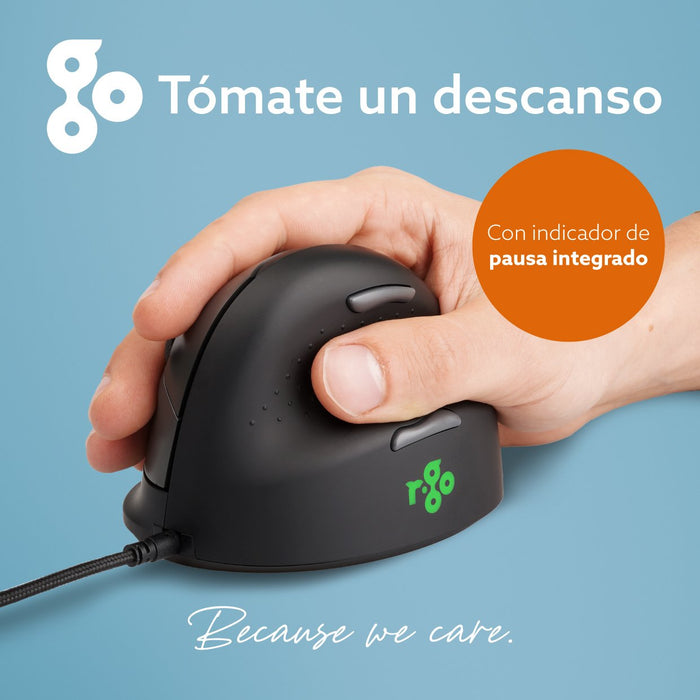 EAN 8719274493211 - R-Go Tools RGOHBRSWDBL ratón Mano derecha Óptico 2400 DPI imagen 8