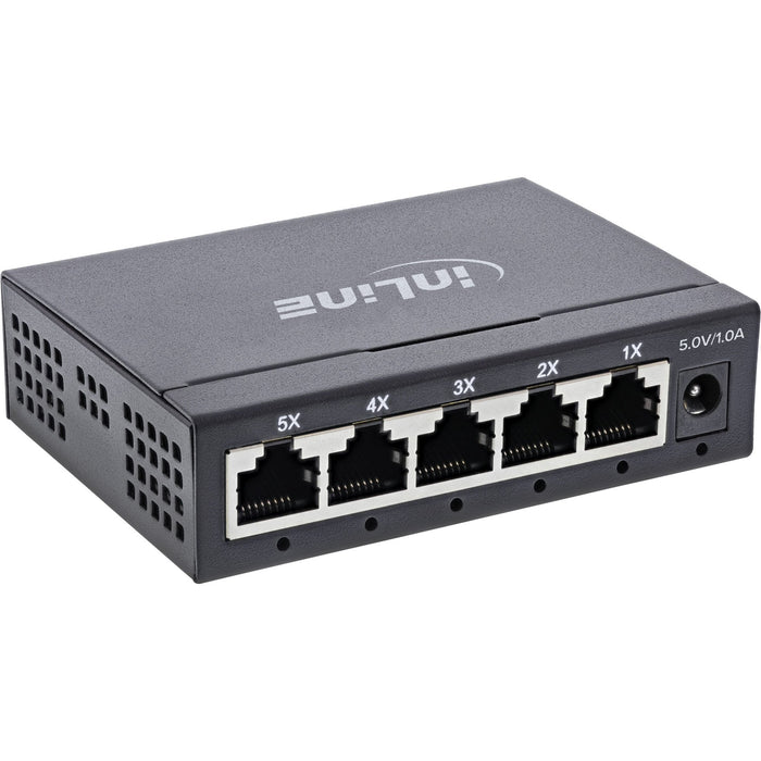 EAN 4043718298099 - InLine 32305O switch Gigabit Ethernet (10/100/1000) Negro imagen 1