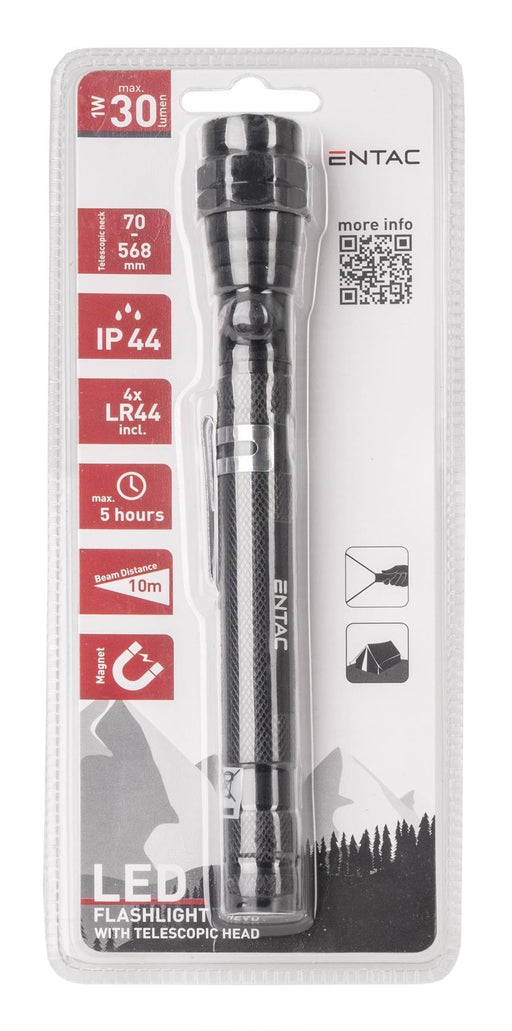 EAN 5999097978420 - Entac EFL-1W-FLEX-ALU linterna Negro Linterna de mano LED imagen 2