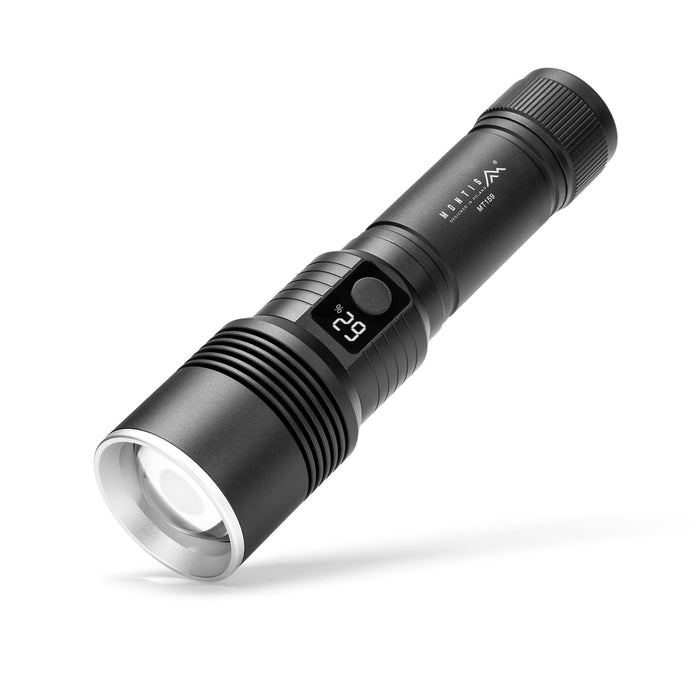 EAN 5901811409844 - Montis Taktyczna ręczna latarka akumulatorowa LED MT159 Negro Linterna de mano imagen 1
