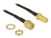EAN 4043619888764 - DeLOCK 88876 cable coaxial 0,2 m RP-SMA Negro imagen 1