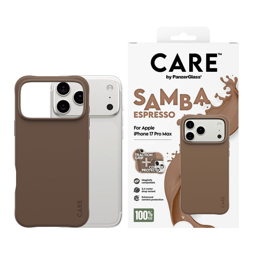 EAN 5715685027147 - PanzerGlass CARE™ by ® Samba Case Espresso w. MagSafe iPhone 17 Pro Max funda para teléfono móvil Marrón imagen 2