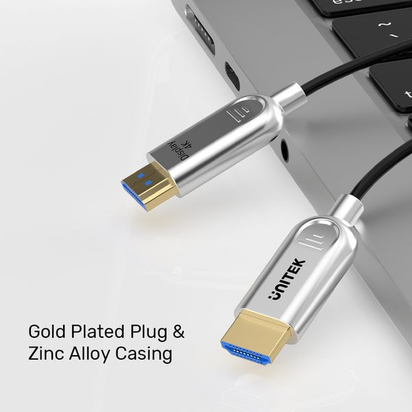 EAN 4894160057839 - UNITEK Fiber Optic 4K 20M cable HDMI HDMI tipo A (Estándar) Gris imagen 7