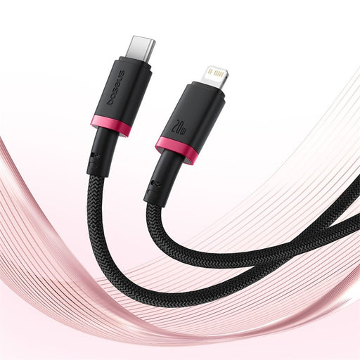 EAN 6932172669874 - Baseus P10377800U01-01 cable de conector Lightning 1 m Negro, Rojo imagen 2