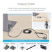 EAN 65030908436 - StarTech.com UNIVCS25-LAPTOP-LOCK cable antirrobo Negro, Plata 2 m imagen 17
