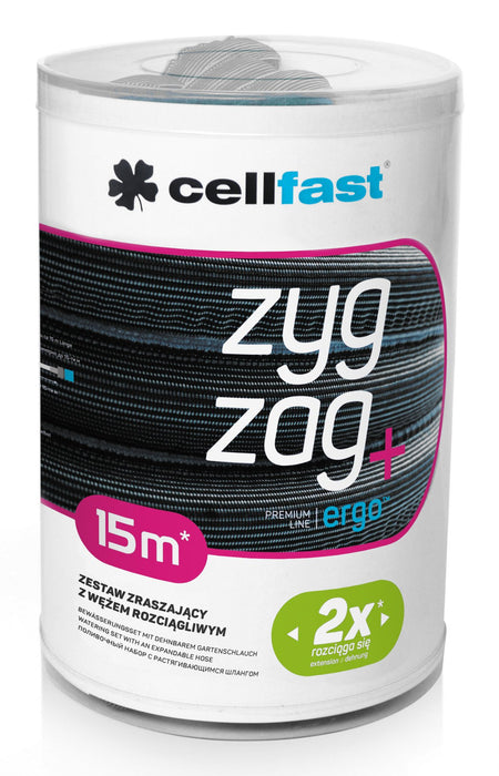 EAN 5907553505998 - CELLFAST ZygZag manguera de jardín 7,5 m Por encima del suelo Azul, Negro imagen 2