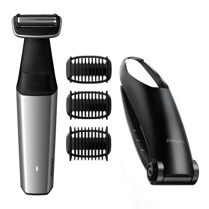EAN 8710103843818 - Philips BODYGROOM Series 5000 BG5020/15 afeitadora corporal Negro, Gris imagen 2