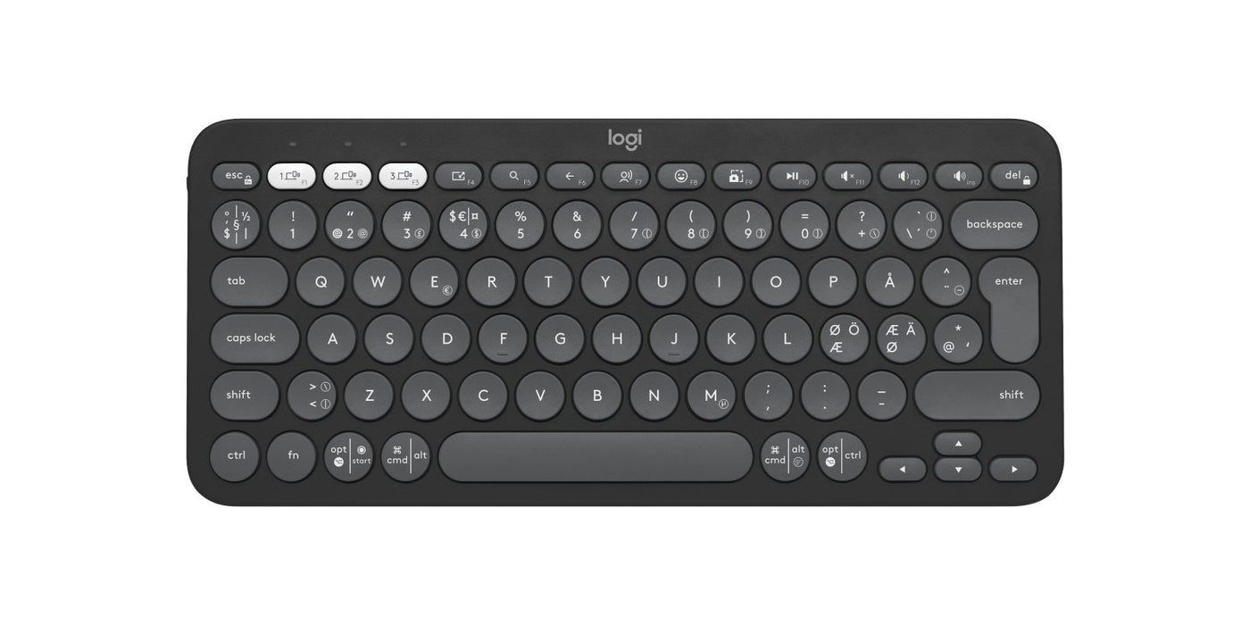 EAN 5099206111394 - Logitech 920-011879 teclado Universal Bluetooth QWERTY Nórdico Grafito imagen 1
