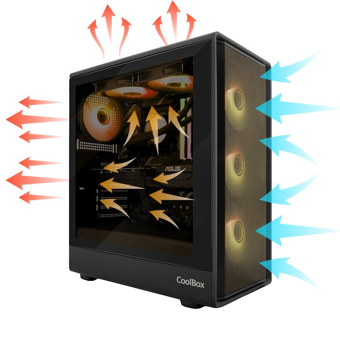 EAN 8436624423574 - CoolBox COO-CHA-GA700-0 carcasa de ordenador imagen 11