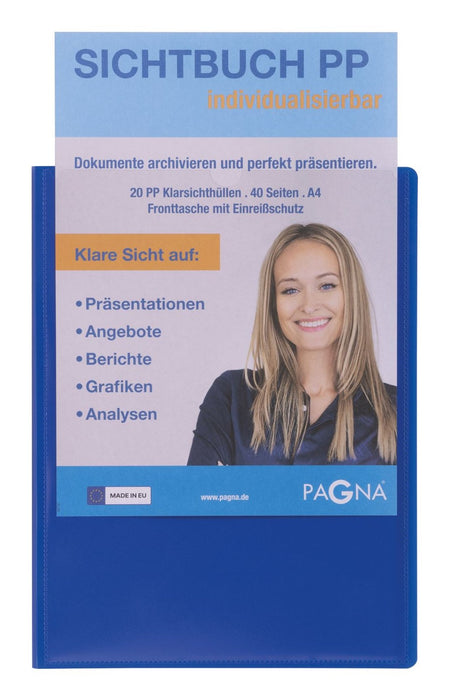 EAN 4009212065261 - Pagna 21011-07 carpeta Polipropileno (PP) Azul A4 imagen 3