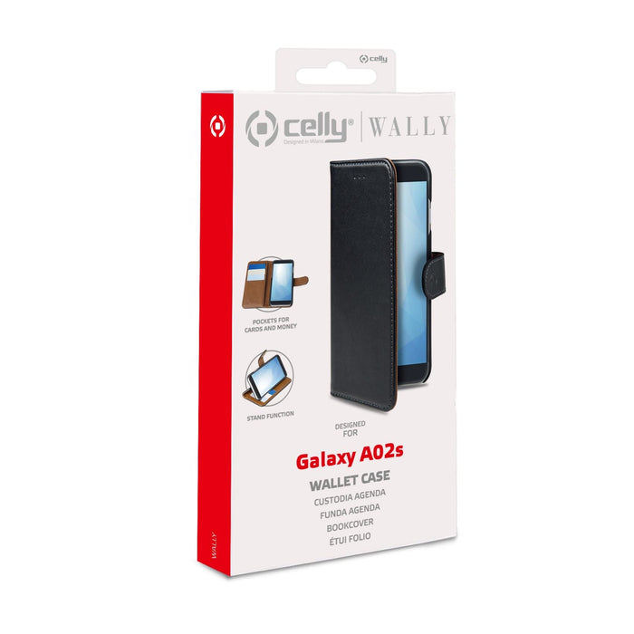 EAN 8021735764380 - Celly Wally funda para teléfono móvil 16,5 cm (6.5") Folio Negro, Marrón imagen 3