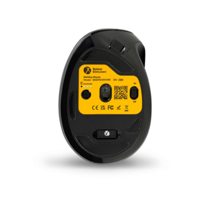 EAN 8719274677932 - BakkerElkhuizen MidWay ratón Oficina mano derecha RF Wireless + Bluetooth + USB Type-C Óptico 2400 DPI imagen 11