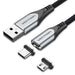 EAN 6922794752726 - Vention CQMHD cable de teléfono móvil Gris, Negro 0,5 m USB A Micro USB Type-B/USB Type-C imagen 1