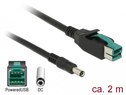 EAN 4043619854981 - DeLOCK 85498 cable de transmisión Negro 2 m PoweredUSB imagen 1