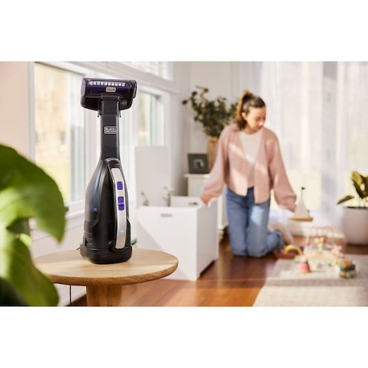 EAN 5035048840726 - Black & Decker DVD320BP aspiradora de mano Negro Sin bolsa imagen 7
