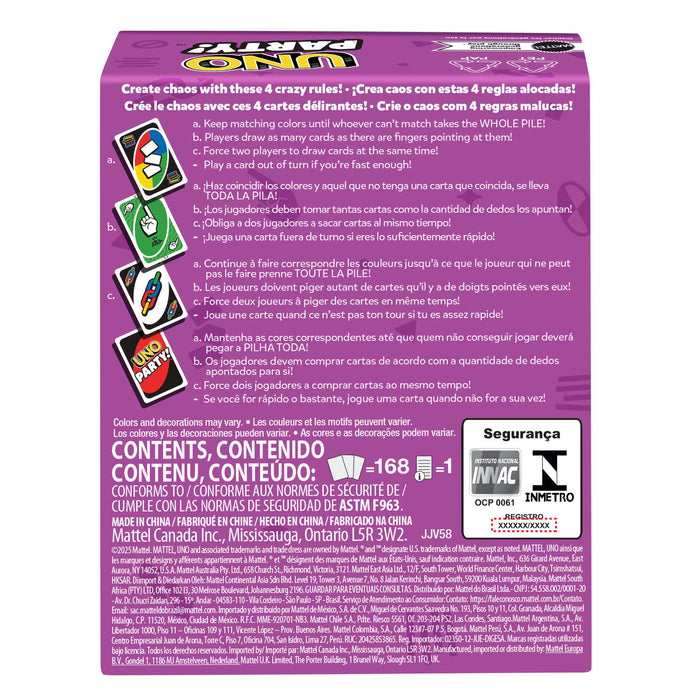 EAN 0194735342402 - Games JJV58 juego de tablero Juego De Cartas Familia imagen 3