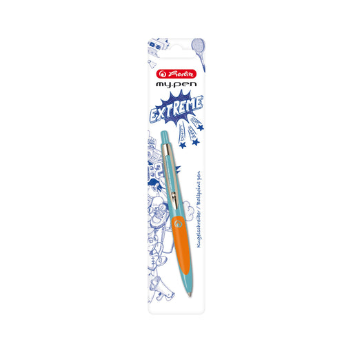 EAN 4008110377483 - Herlitz my.pen Azul Bolígrafo de punta retráctil con pulsador 1 pieza(s) imagen 1