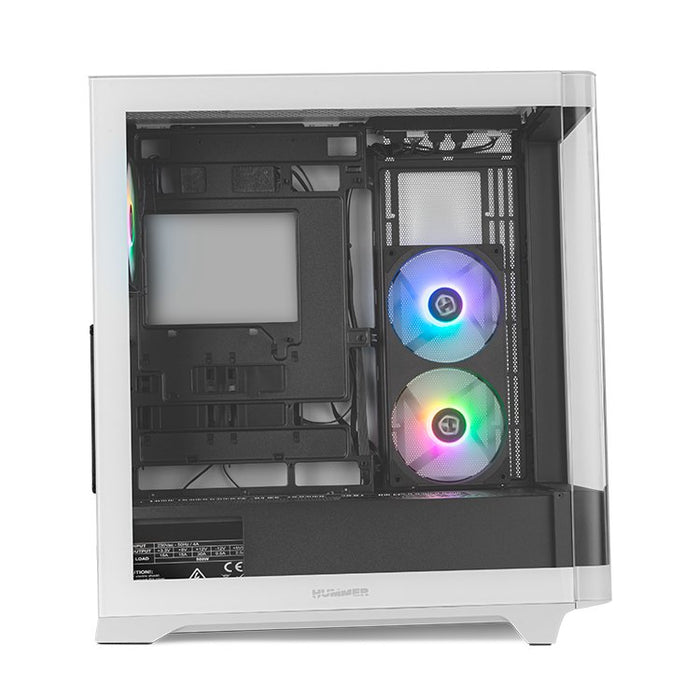 EAN 8436587976094 - NOX Hummer ETHER Midi Tower Negro, Blanco imagen 2