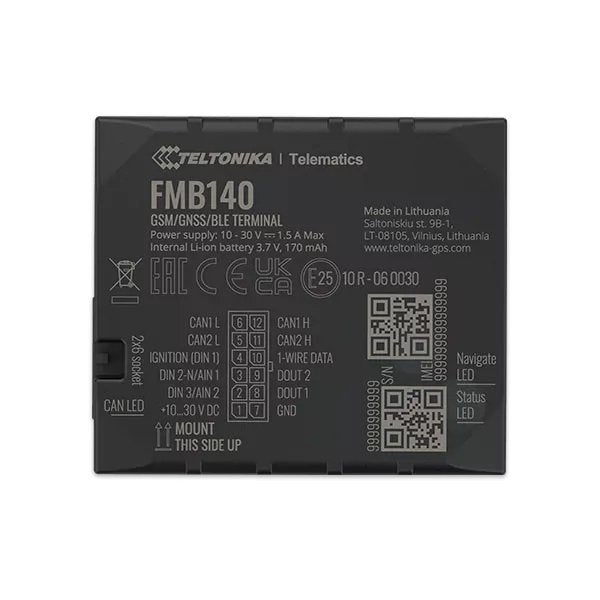 EAN 4779027312729 - Teltonika FMB140 Coche Rastreador de GPS Negro imagen 9