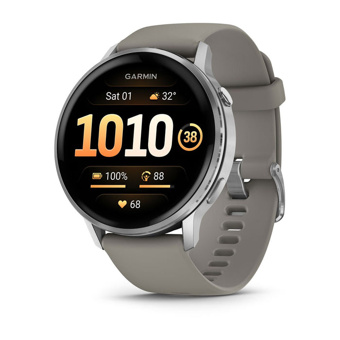 EAN 0753759342883 - Garmin Venu 4 3,56 cm (1.4") AMOLED 45 mm Digital 454 x 454 Pixeles Pantalla táctil Plata Wifi GPS (satél imagen 1