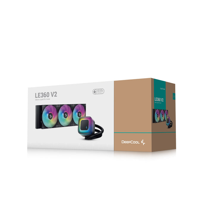 EAN 6933412729228 - DeepCool LE360 V2 Procesador Sistema de refrigeración líquida todo en uno 12 cm Negro 1 pieza(s) imagen 6