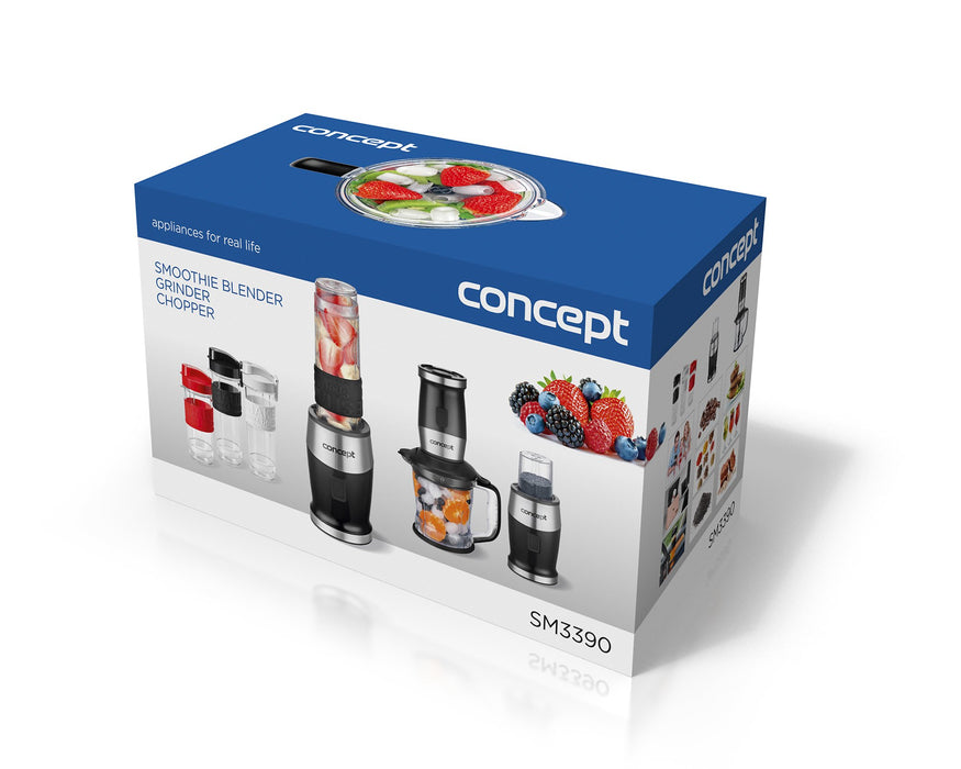 EAN 8595631002834 - Concept SM3390 licuadora 1,2 L Batidora de inmersión 700 W Negro, Acero inoxidable imagen 15