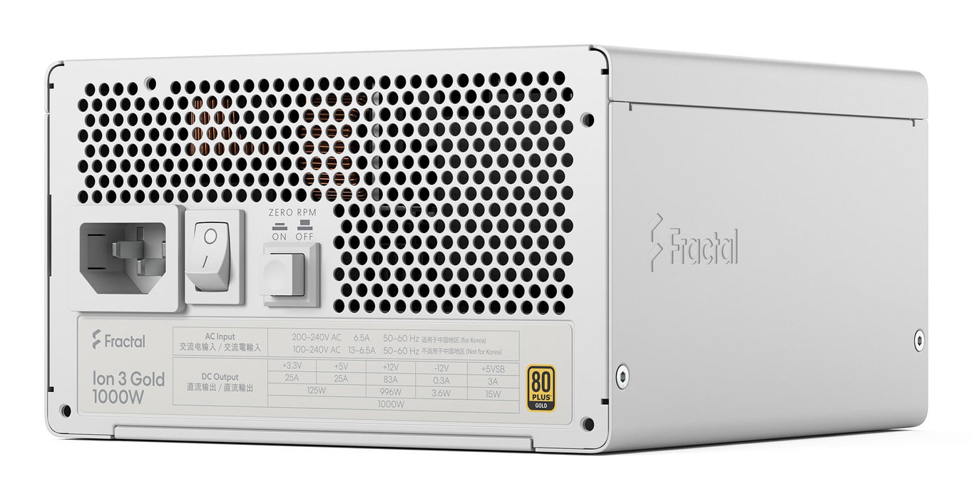 EAN 7340172710288 - Fractal Design Ion 3 Gold 1000W unidad de fuente de alimentación 24-pin ATX ATX Blanco imagen 16