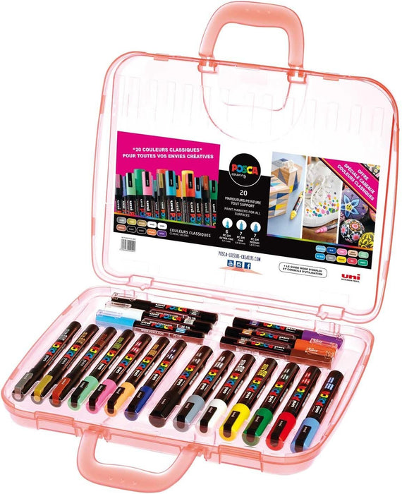 EAN 3296280029221 - Uni-Ball 186817 rotulador para colorear Colores surtidos 20 pieza(s) imagen 1