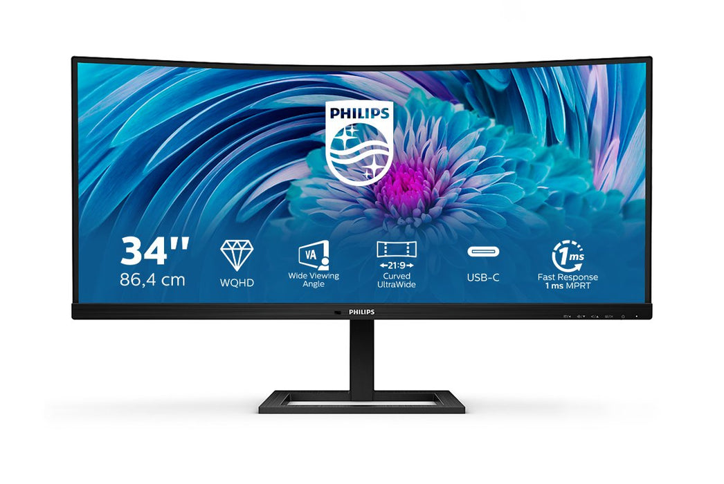 EAN 8712581770662 - Philips E Line 346E2CUAE/00 pantalla para PC 86,4 cm (34") 3440 x 1440 Pixeles Wide Quad HD+ LCD Negro imagen 1