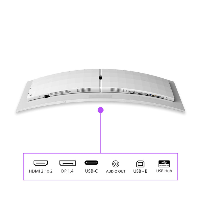 EAN 8712581801663 - Philips Evnia 8000 49M2C8900/00 pantalla para PC 124,2 cm (48.9") 5120 x 1440 Pixeles Dual QHD QD-OLED Bl imagen 4