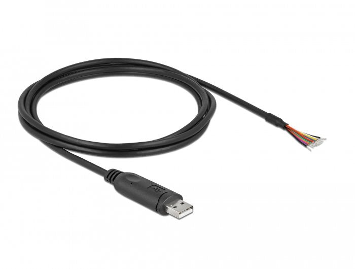 EAN 4043619904167 - DeLOCK 90416 cable de serie Negro 2 m USB 2.0 RS-232 imagen 1