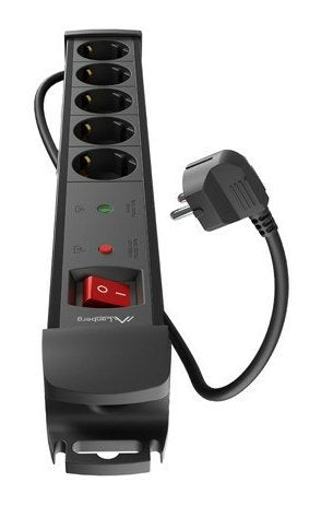 EAN 5901969439823 - Lanberg SP1-05F-0500-BK base múltiple 5 m 5 salidas AC Interior Negro imagen 2