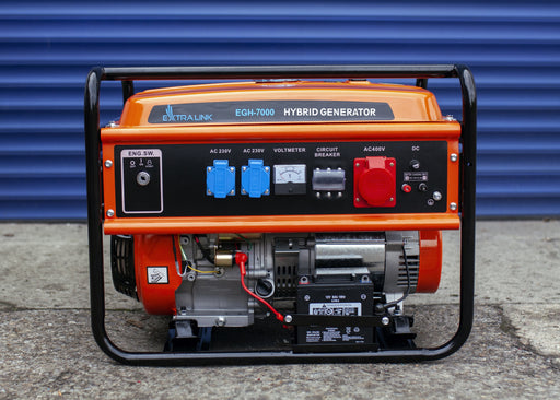 EAN 5905090330714 - Extralink EX.30714 motor-generador 7000 W 25 L Gasolina Negro, Naranja imagen 2