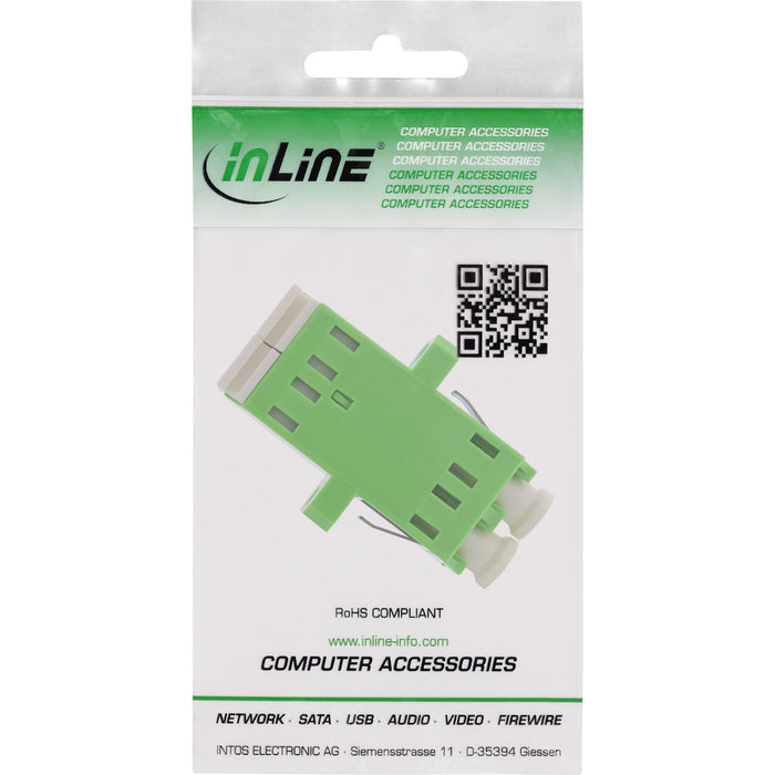 EAN 4043718333127 - InLine 89989R adaptador de fibra óptica LC Verde imagen 2