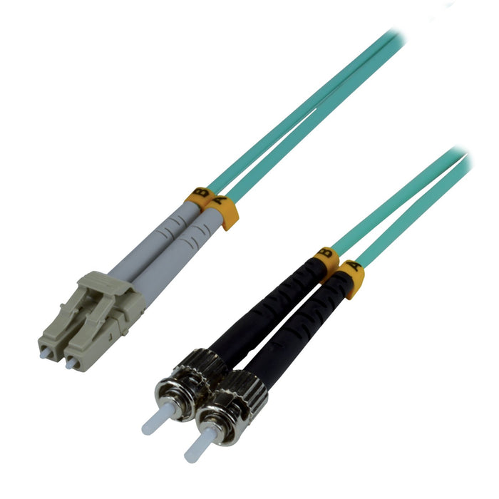 EAN 3700224721862 - MCL 15m LC/ST OM3 Cable de fibra óptica e InfiniBand Color aguamarina imagen 1