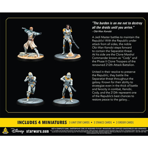 EAN 841333120313 - Asmodee Star Wars Shatterpoint - Hello There: General Obi-Wan Kenobi Squad Pack Figura imagen 2