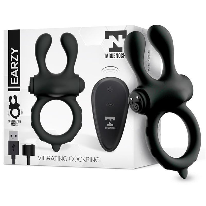 Earzy Anillo Vibrador Con Control Remoto Usb Magnético Silicona