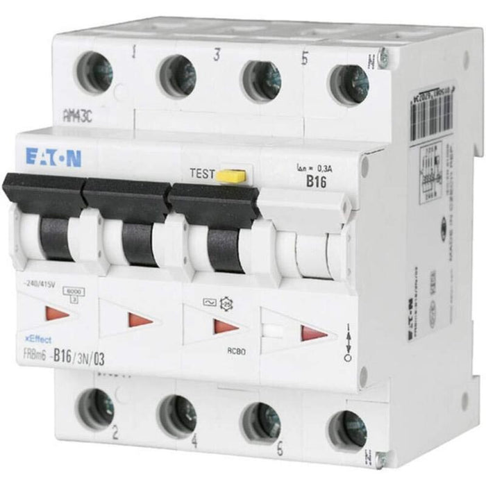 Eaton Frbm6-C16 3n 003-A Fi Ls 170999 16a 30ma Ls-Kennlinie-C 3p+N Fi-Char:A