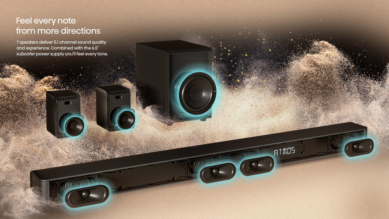 EAN 6942147484906 - Hisense AX5100G altavoz soundbar Negro 5.1 canales imagen 5