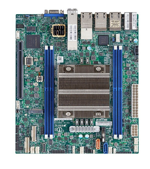 EAN 672042500864 - Supermicro SYS-110D-4C-FRAN8TP servidor barebone Intel® SoC BGA 2579 Bastidor (1U) Plata imagen 2