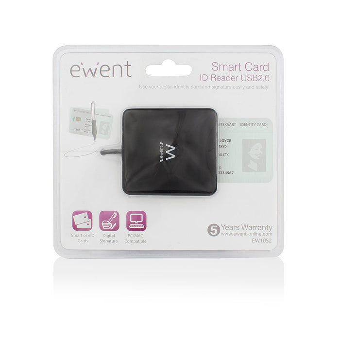 EAN 8054392610387 - Ewent EW1052 lector de tarjeta inteligente USB USB 2.0 Negroimagen 4)