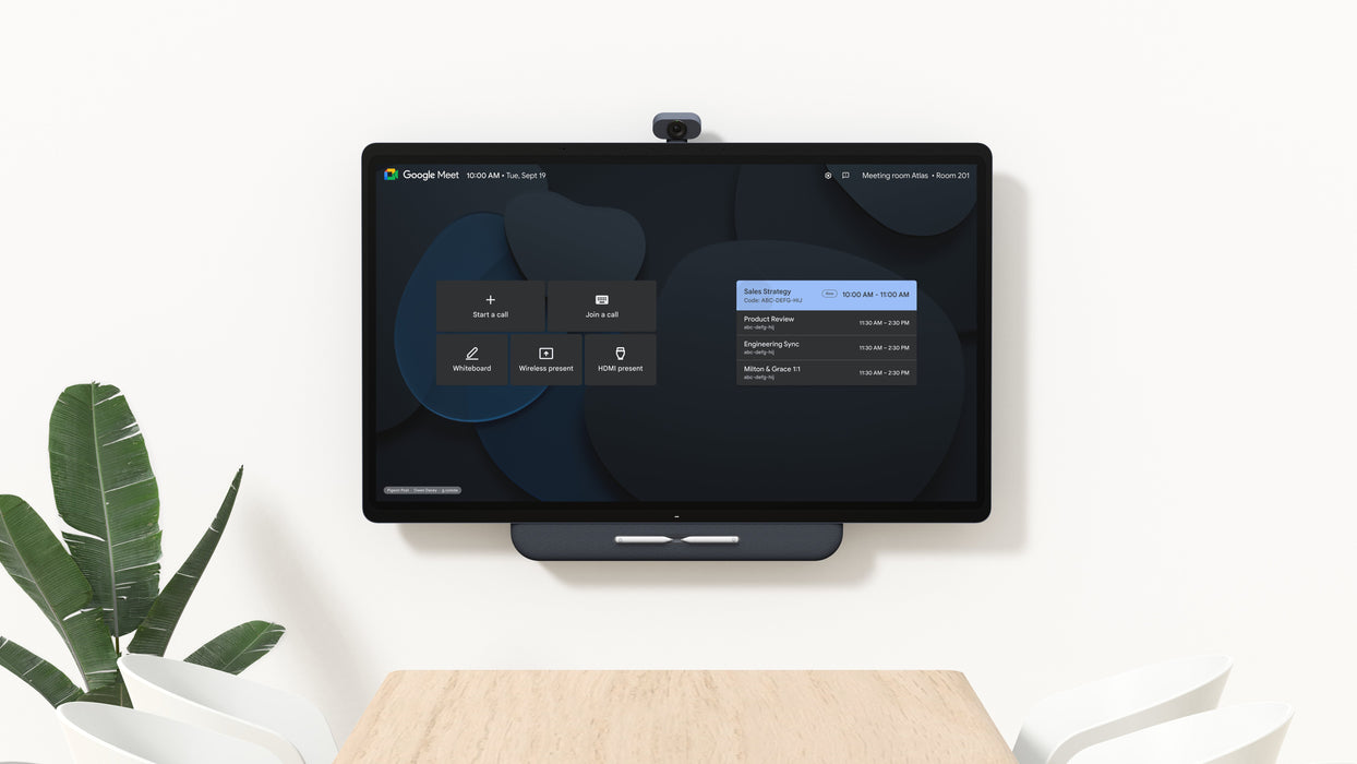 EAN 0858323007547 - Avocor Google Meet Series One Board 65 pizarra blanca interactiva 165,1 cm (65") Pantalla táctil Gris imagen 3