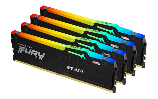 EAN 0740617335170 - Kingston Technology FURY Beast RGB módulo de memoria 4 x 32 GB 5600 MT/s 288-pin DIMM imagen 1