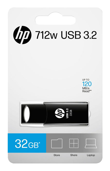 EAN 4718006457679 - HP 712w unidad flash USB 32 GB USB tipo A 3.2 Gen 1 (3.1 Gen 1) Negro imagen 5