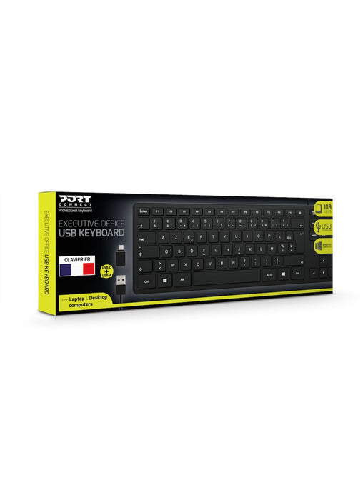 EAN 3567042029767 - Port Designs 900754-FR teclado Oficina USB AZERTY Francés Negro imagen 2