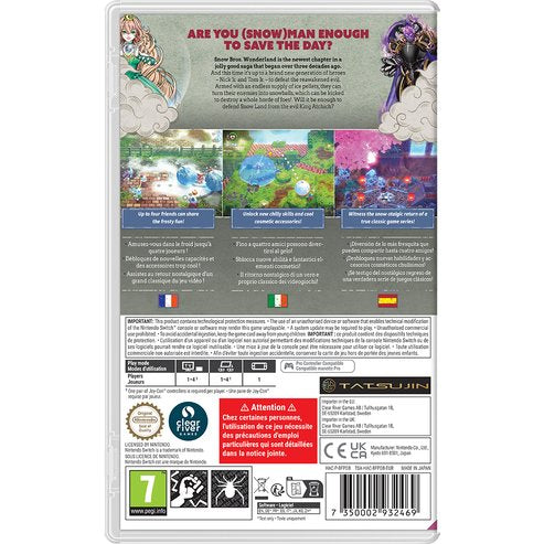 EAN 7350002932469 - Clear River Games Snow Bros Wonderland Estándar Nintendo Switch imagen 2