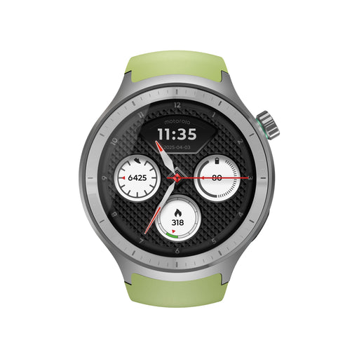 EAN 840493615165 - Motorola Moto Watch 3,63 cm (1.43") OLED 47 mm Digital Pantalla táctil Plata GPS (satélite) imagen 1